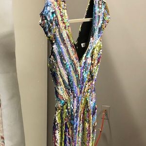 DRESS THE POPULATION PARTY DRESS SIZE SMALL